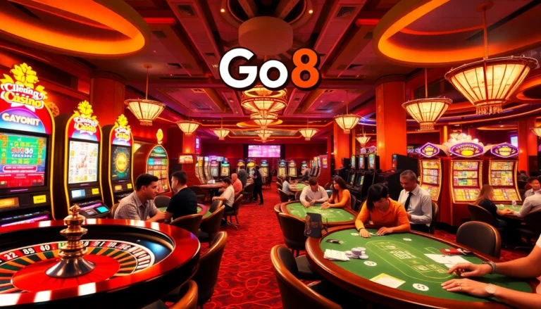 Experience the thrill of đăng nhập Go8 as you engage with vibrant casino games, from roulette to slot machines.
